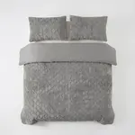 Sleeptime Dekbedovertrek Faux Fur Syon Grijs