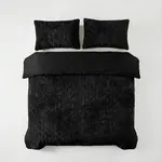 Sleeptime Dekbedovertrek Faux Fur Syon Zwart