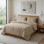 Sleeptime Dekbedovertrek Faux Fur Syon Taupe