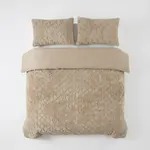 Sleeptime Dekbedovertrek Faux Fur Syon Taupe