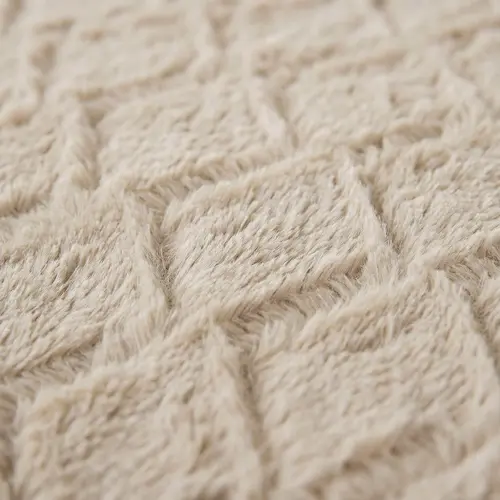 Sleeptime Dekbedovertrek Faux Fur Syon Taupe