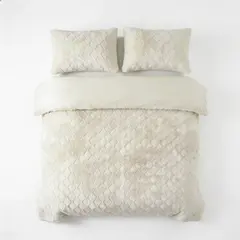 Sleeptime Dekbedovertrek Faux Fur Syon Crème