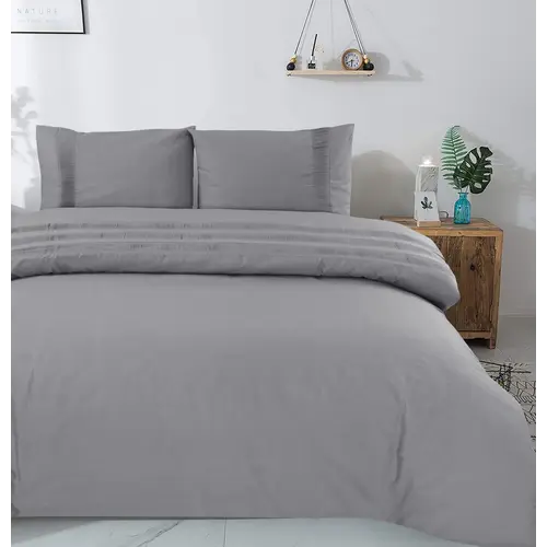 Dreamhouse Dekbedovertrek Bali Grijs 100% Katoen