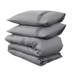 Dreamhouse Dekbedovertrek Bali Grijs 100% Katoen