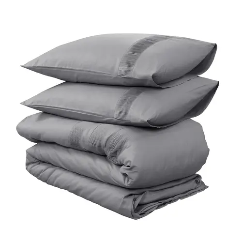 Dreamhouse Dekbedovertrek Bali Grijs 100% Katoen