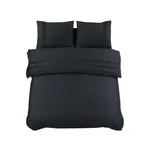 Dreamhouse Dekbedovertrek Bali Zwart 100% Katoen