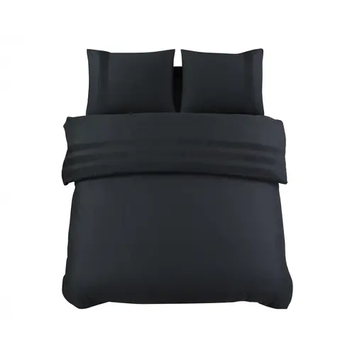 Dreamhouse Dekbedovertrek Bali Zwart 100% Katoen