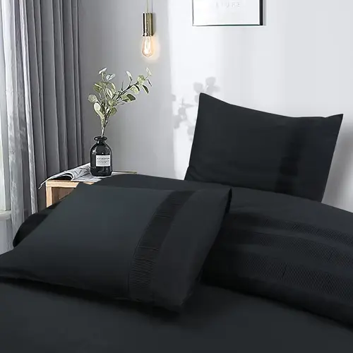 Dreamhouse Dekbedovertrek Bali Zwart 100% Katoen