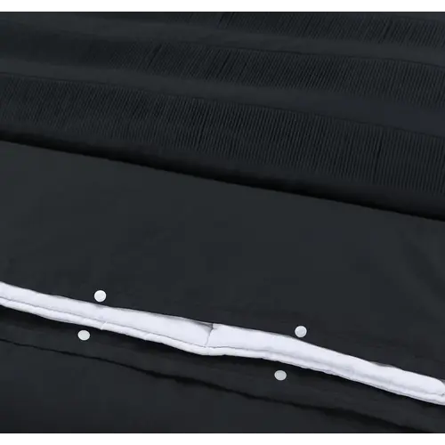 Dreamhouse Dekbedovertrek Bali Zwart 100% Katoen