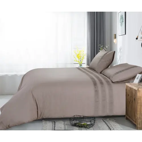 Dreamhouse Dekbedovertrek Bali Taupe 100% Katoen