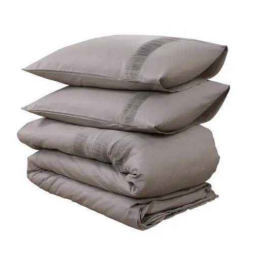 Dreamhouse Dekbedovertrek Bali Taupe 100% Katoen