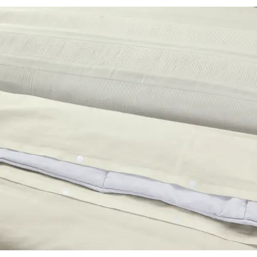 Dreamhouse Dekbedovertrek Bali Creme 100% Katoen