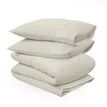 Dreamhouse Dekbedovertrek Bali Creme 100% Katoen