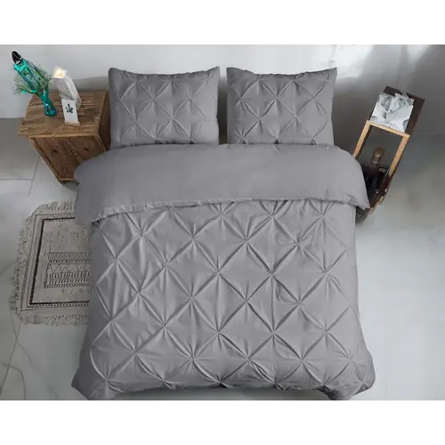 Dreamhouse Dekbedovertrek Salvador Grijs 100% Katoen