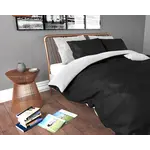 Sleeptime Dekbedovertrek Twin Face Wit/Zwart