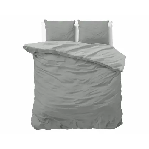 Sleeptime Dekbedovertrek Twin Face Grijs/Antracie