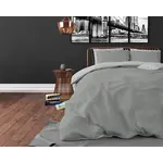 Sleeptime Dekbedovertrek Twin Face Grijs/Antracie
