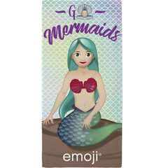 Emoji Zeemeermin Strandlaken - 70 x 140 cm - Blauw