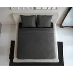 Primaviera DeLuxe Dekbedovertrek Waffle Antraciet 1 00% katoen