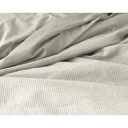 Primaviera DeLuxe Dekbedovertrek  Waffle Beige 1 00% katoen