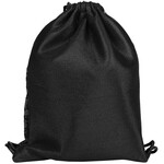 BeUniq Drawings gymbag - 47 x 37 cm - Zwart