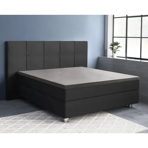 Primaviera DeLuxe Topper Satijn Hoeslaken Grijs