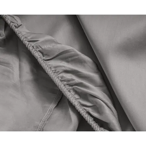 Primaviera DeLuxe Topper Satijn Hoeslaken Grijs