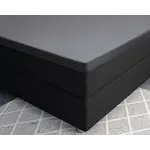 Primaviera DeLuxe Topper Hoeslaken Satijn Anthracite