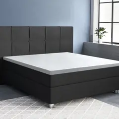 Primaviera DeLuxe Topper Hoeslaken Satijn White