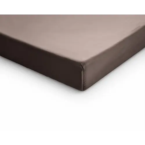 Primaviera DeLuxe Topper Hoeslaken Satijn Taupe