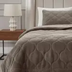 Sleeptime Lazy Dekbed Teddy Taupe/Grijs - Met Kussensloop