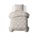 Sleeptime Lazy Dekbed Neva Taupe/Zand Met Kussensloop