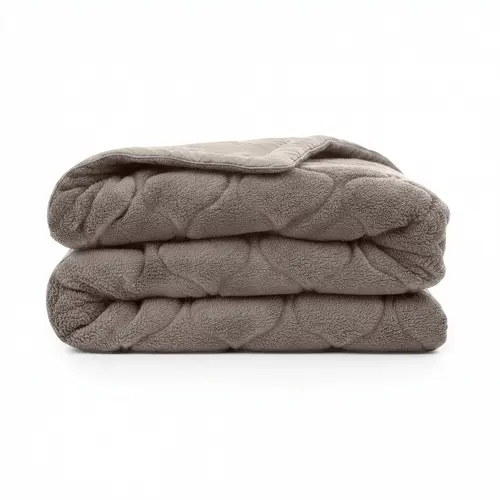 Sleeptime Lazy Dekbed Teddy Taupe/Grijs Met Kussensloop