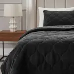 Sleeptime Lazy Dekbed Teddy Zwart Met Luxe Kussensloop