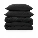 Sleeptime Lazy Dekbed Teddy Zwart Met Luxe Kussensloop