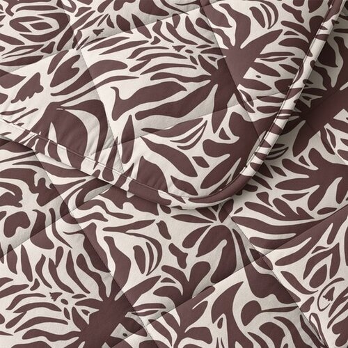 Sleeptime Lazy Dekbed Denzo Rood/Bruin Met Kussensloop