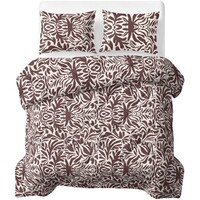 Sleeptime Lazy Dekbed Denzo Rood/Bruin Met Kussensloop