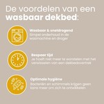 Sleeptime Lazy Dekbed Denzo Rood/Bruin Met Kussensloop