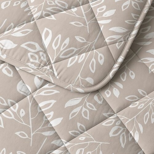 Sleeptime Lazy Dekbed Neva Taupe/Zand Met Kussensloop