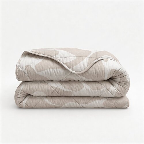 Sleeptime Lazy Dekbed Kello Taupe/Zand Met Kussensloop