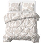Sleeptime Lazy Dekbed Kello Taupe/Zand Met Kussensloop