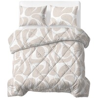 Sleeptime Lazy Dekbed Kello Taupe/Zand Met Kussensloop