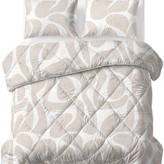 Sleeptime Lazy Dekbed Kello Taupe/Zand Met Kussensloop