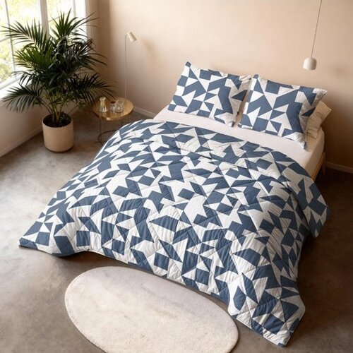 Sleeptime Lazy Dekbed Mado Blauw Met Kussensloop