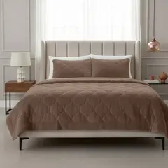 Sleeptime Lazy Dekbed Teddy Taupe/Bruin