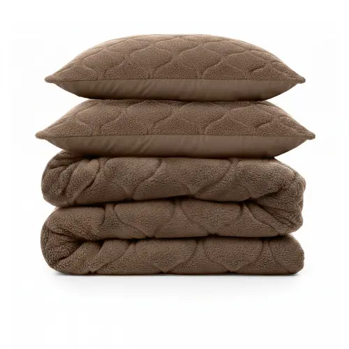 Sleeptime Lazy Dekbed Teddy Taupe/Bruin