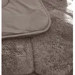 Sleeptime Lazy Dekbed Teddy Taupe/Grijs