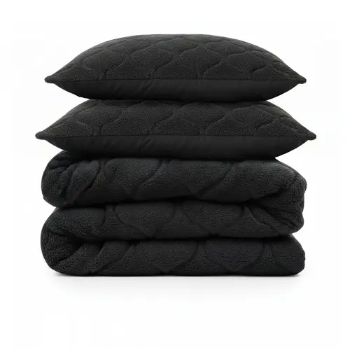 Sleeptime Lazy Dekbed Teddy Zwart