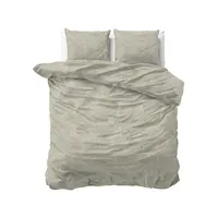 Sleeptime Dekbedovertrek Ripple Taupe
