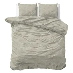 Sleeptime Dekbedovertrek Ripple Taupe